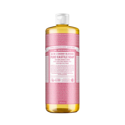 Dr Bronners Cherry Blossom Pure Castile Liquid Soap 945ml